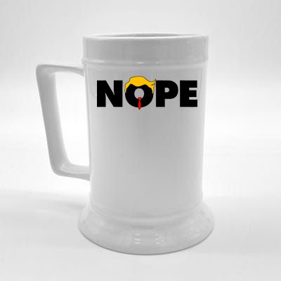 Nope To Trump Beer Stein