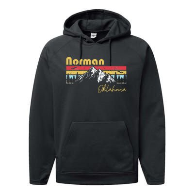 Norman Oklahoma Roots Hometown Performance Fleece Hoodie