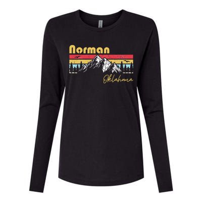 Norman Oklahoma Roots Hometown Womens Cotton Relaxed Long Sleeve T-Shirt