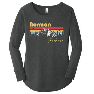 Norman Oklahoma Roots Hometown Women's Perfect Tri Tunic Long Sleeve Shirt