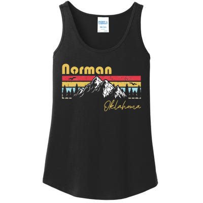 Norman Oklahoma Roots Hometown Ladies Essential Tank