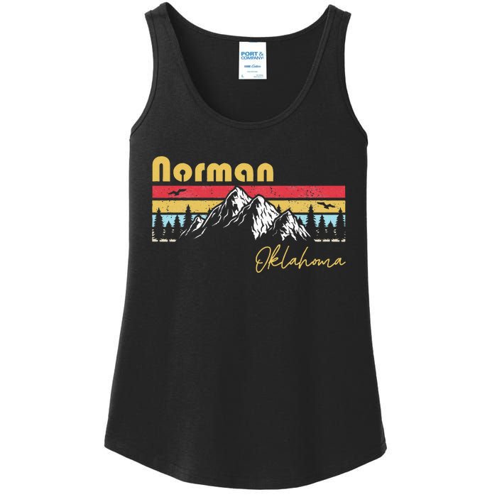 Norman Oklahoma Roots Hometown Ladies Essential Tank