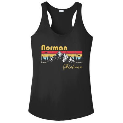 Norman Oklahoma Roots Hometown Ladies PosiCharge Competitor Racerback Tank