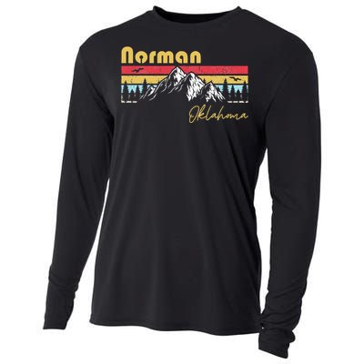 Norman Oklahoma Roots Hometown Cooling Performance Long Sleeve Crew