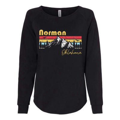 Norman Oklahoma Roots Hometown Womens California Wash Sweatshirt