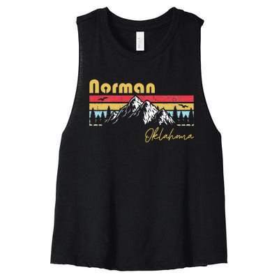 Norman Oklahoma Roots Hometown Women's Racerback Cropped Tank