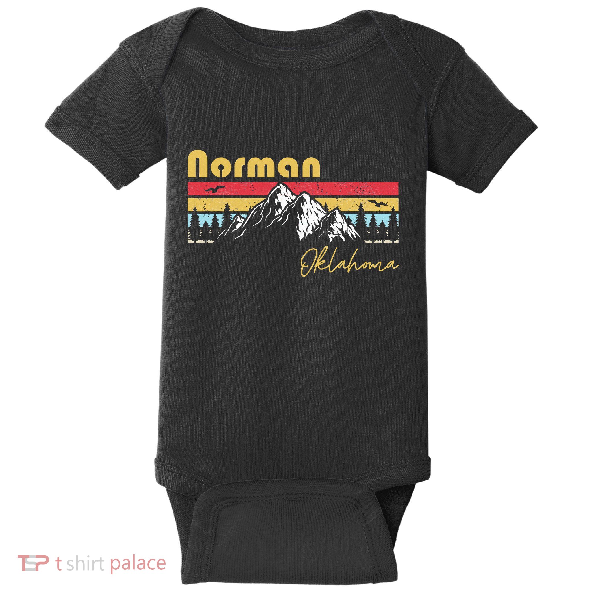 Norman Oklahoma Roots Hometown Baby Bodysuit