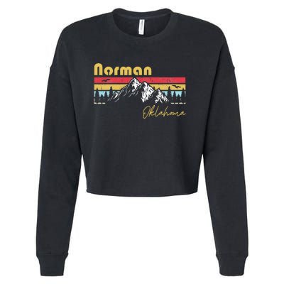 Norman Oklahoma Roots Hometown Cropped Pullover Crew