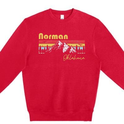 Norman Oklahoma Roots Hometown Premium Crewneck Sweatshirt