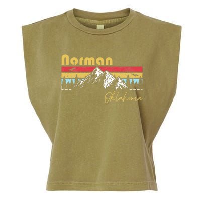 Norman Oklahoma Roots Hometown Garment-Dyed Women's Muscle Tee