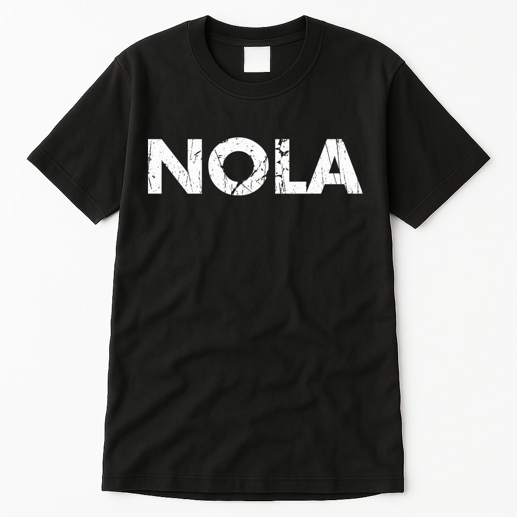 New Orleans Road Trip Gifts Vacation Quote Distressed Nola Tall T-Shirt