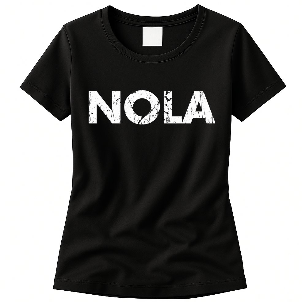 New Orleans Road Trip Gifts Vacation Quote Distressed Nola Womens T-Shirt