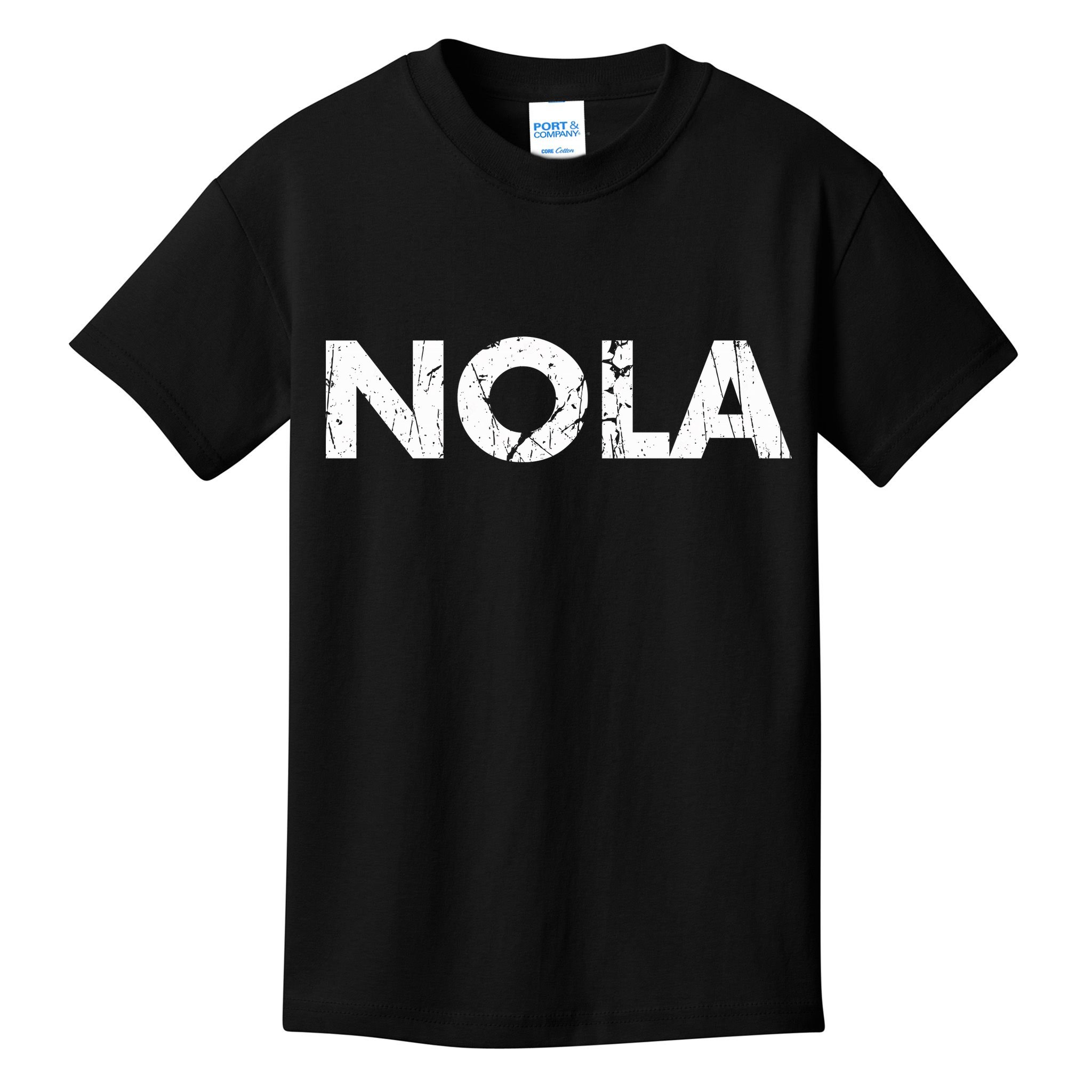 New Orleans Road Trip Gifts Vacation Quote Distressed Nola Kids T-Shirt