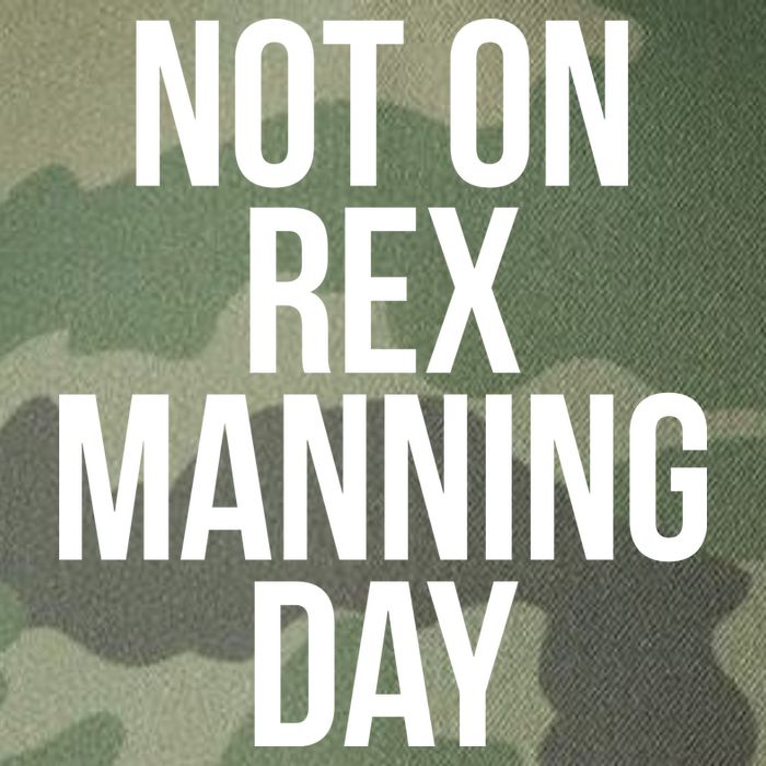 Not On Rex Manning Day Legacy Tie Dye Trucker Hat