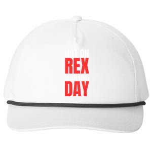 Not On Rex Manning Day Snapback Five-Panel Rope Hat