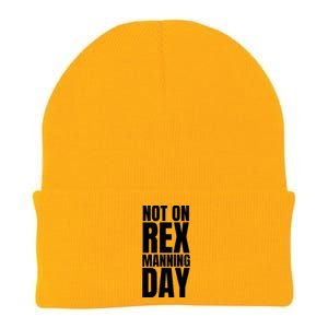 Not On Rex Manning Day Knit Cap Winter Beanie