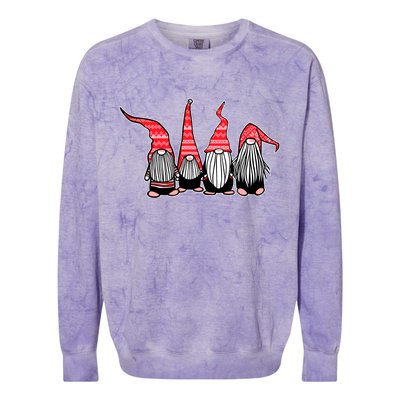 Nordic Gnomes Winter Christmas Colorblast Crewneck Sweatshirt