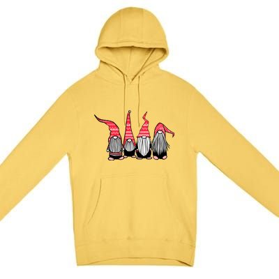 Nordic Gnomes Winter Christmas Premium Pullover Hoodie