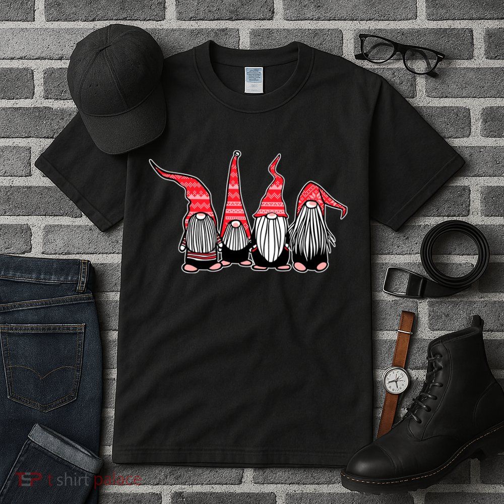 Nordic Gnomes Winter Christmas Tall T-Shirt