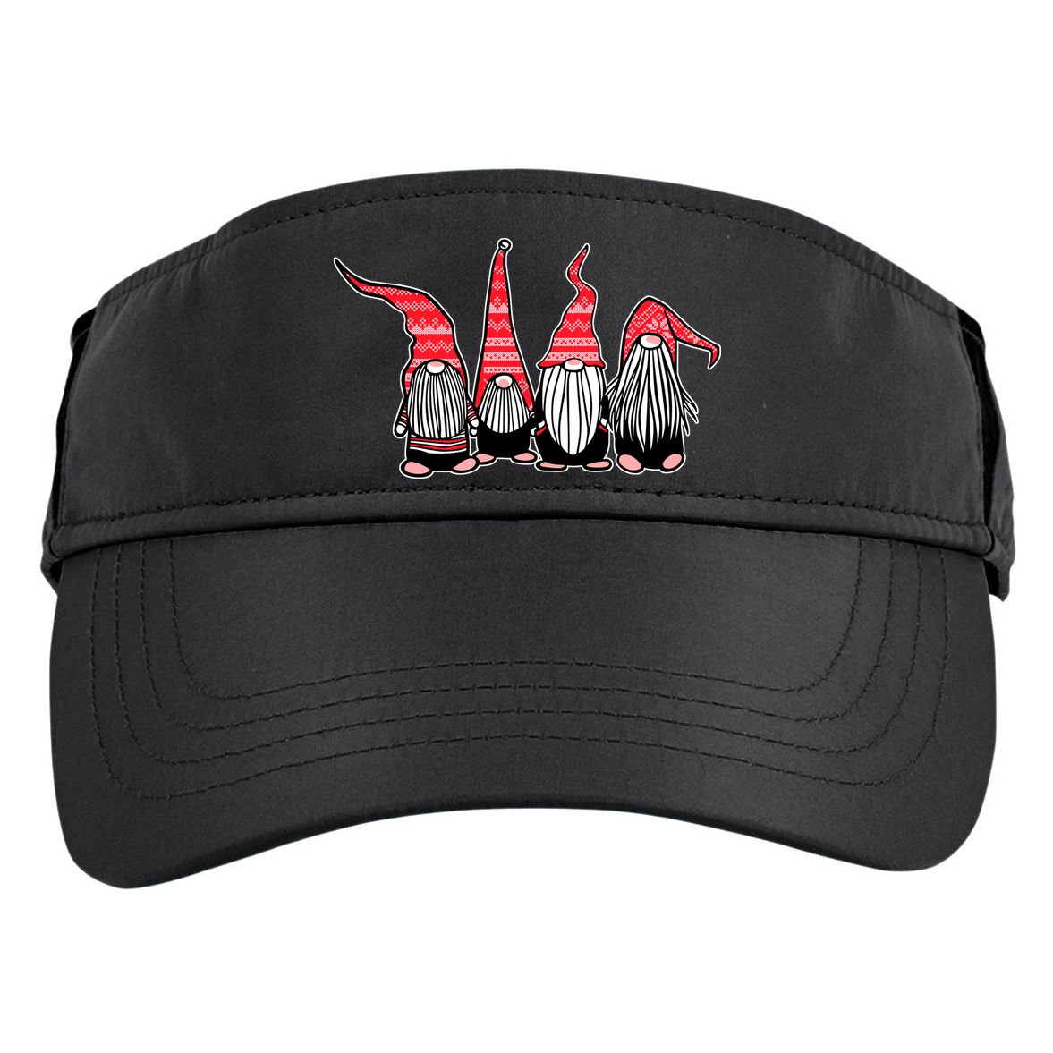 Nordic Gnomes Winter Christmas Adult Drive Performance Visor
