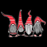 Nordic Gnomes Winter Christmas Drawstring Bag