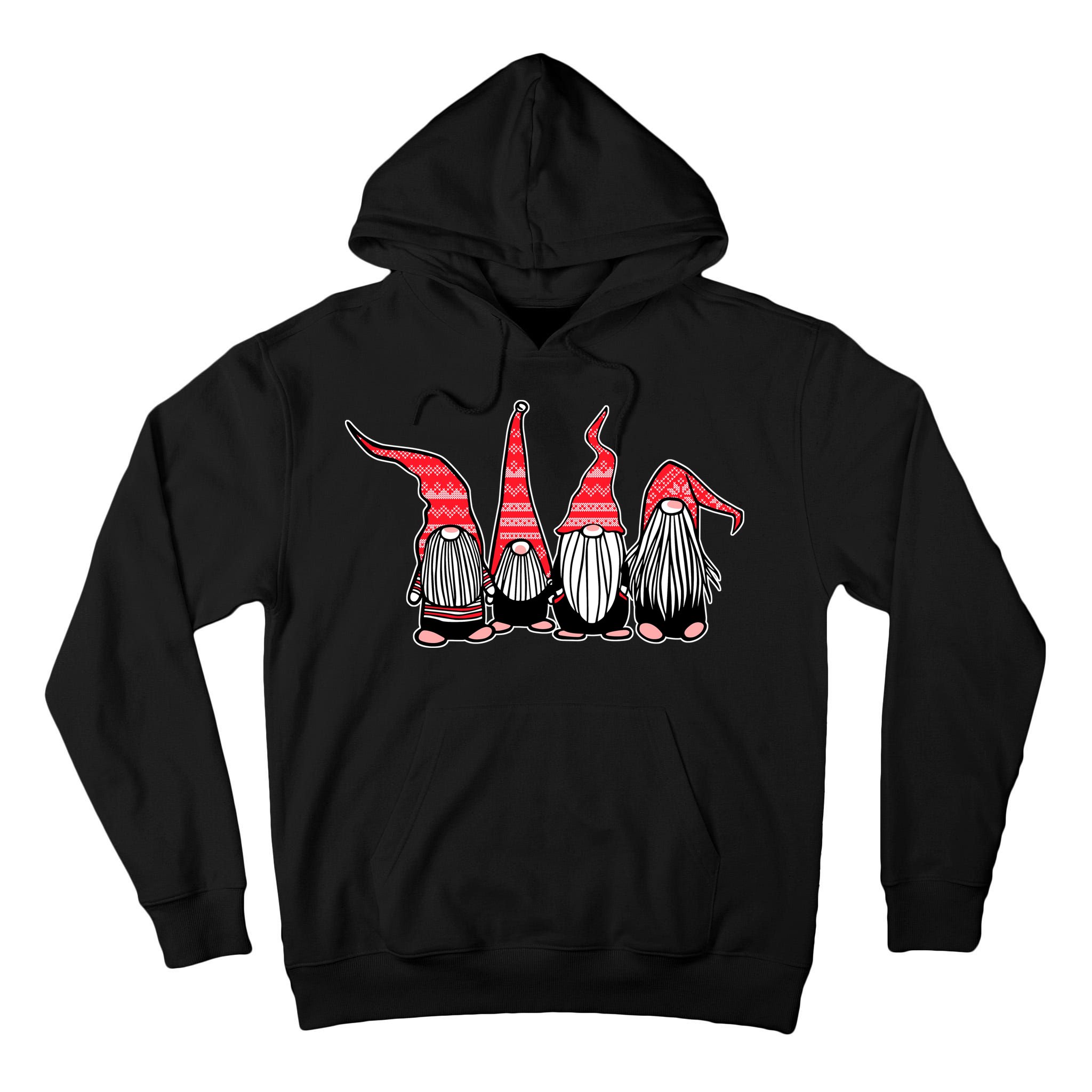 Nordic Gnomes Winter Christmas Tall Hoodie