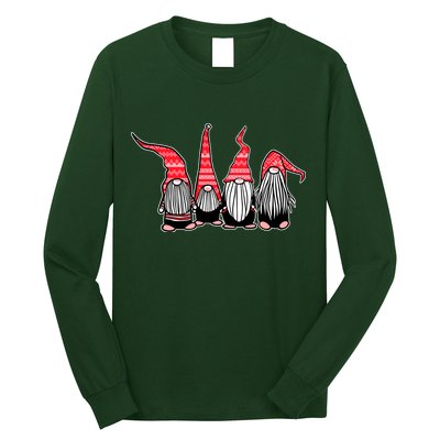 Nordic Gnomes Winter Christmas Long Sleeve Shirt