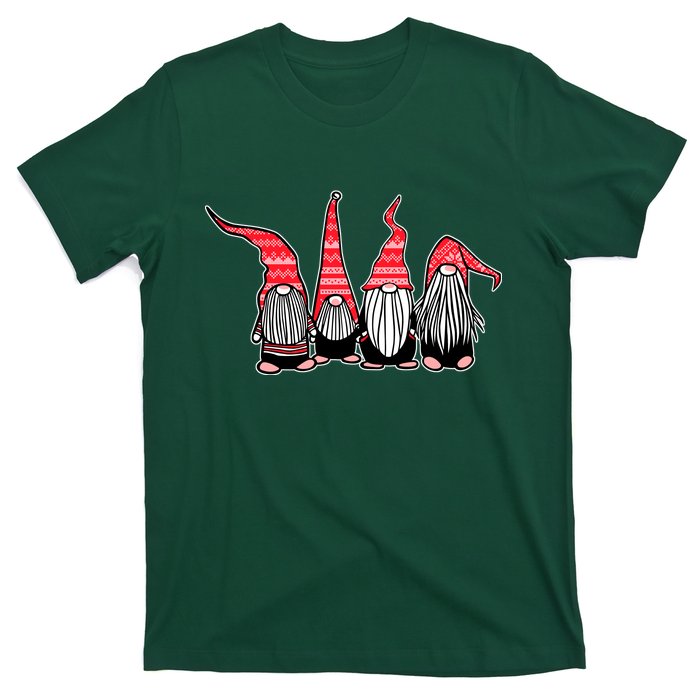 Nordic Gnomes Winter Christmas T-Shirt