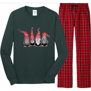 Nordic Gnomes Winter Christmas Long Sleeve Pajama Set