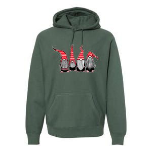 Nordic Gnomes Winter Christmas Premium Hoodie