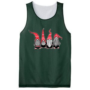 Nordic Gnomes Winter Christmas Mesh Reversible Basketball Jersey Tank