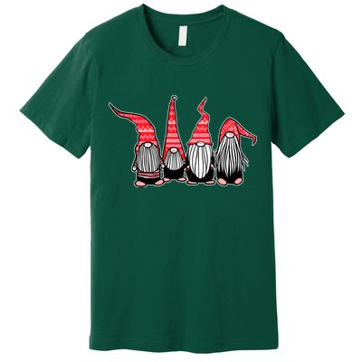 Nordic Gnomes Winter Christmas Premium T-Shirt