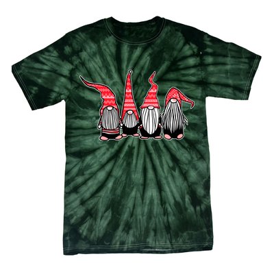 Nordic Gnomes Winter Christmas Tie-Dye T-Shirt