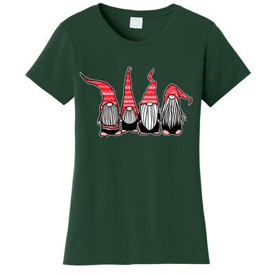 Nordic Gnomes Winter Christmas Women's T-Shirt