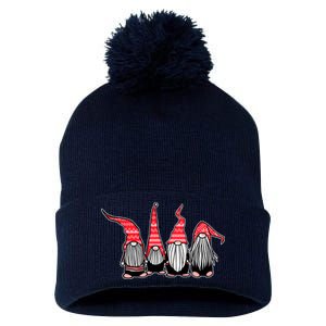 Nordic Gnomes Winter Christmas Pom Pom 12in Knit Beanie