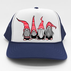 Nordic Gnomes Winter Christmas Trucker Hat