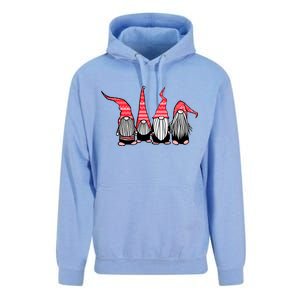 Nordic Gnomes Winter Christmas Unisex Surf Hoodie