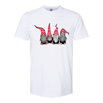 Nordic Gnomes Winter Christmas Softstyle CVC T-Shirt