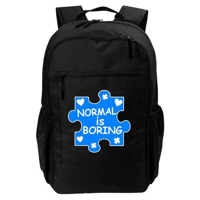 Normal Is Boring Autism Awareness Backpack