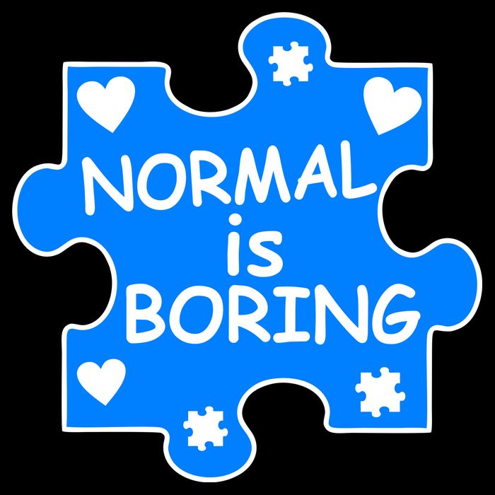 Normal Is Boring Autism Awareness Backpack