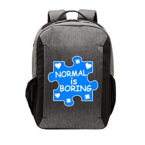 Normal Is Boring Autism Awareness Vector Backpack