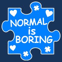 Normal Is Boring Autism Awareness Sustainable Bucket Hat