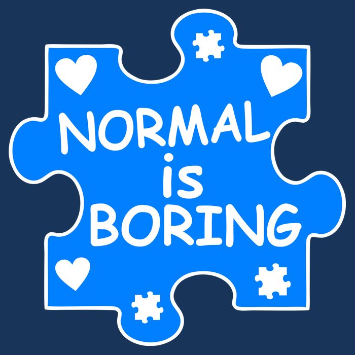 Normal Is Boring Autism Awareness Sustainable Bucket Hat