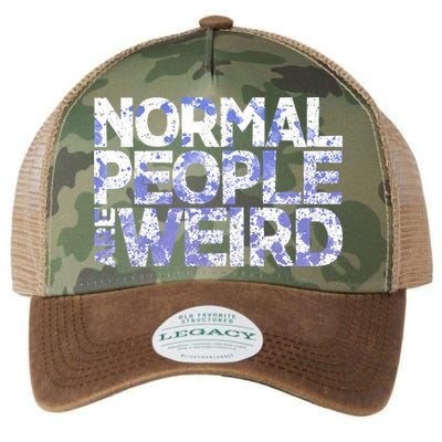 Normal People Are Weird Legacy Tie Dye Trucker Hat