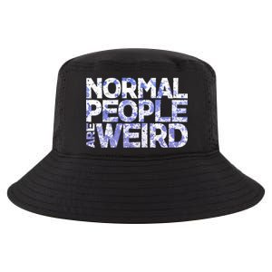 Normal People Are Weird Cool Comfort Performance Bucket Hat