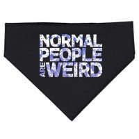 Normal People Are Weird USA-Made Doggie Bandana