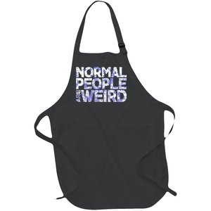 Normal People Are Weird Full-Length Apron With Pockets