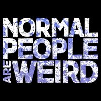Normal People Are Weird 7-Panel Snapback Hat