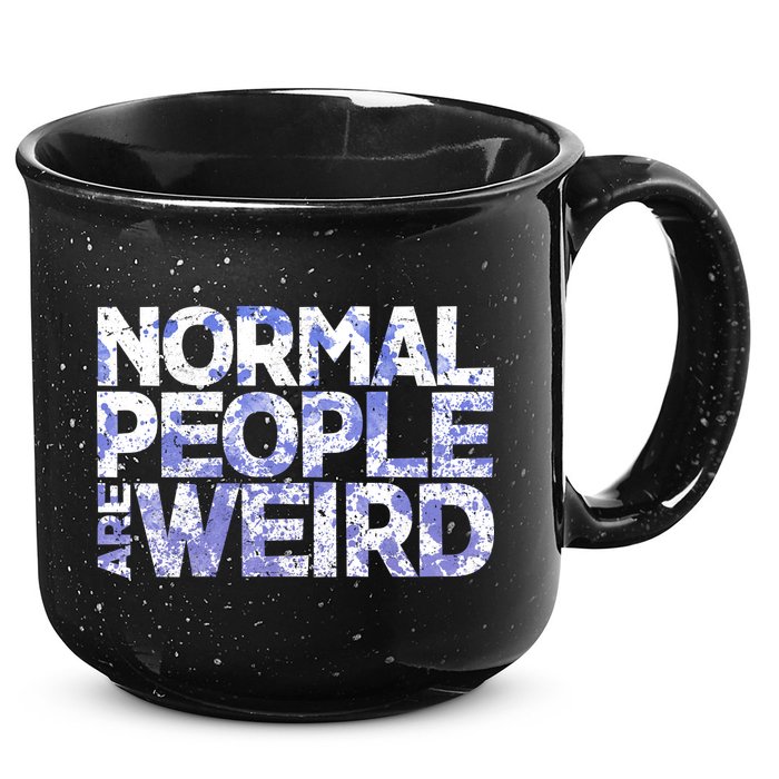 Normal People Are Weird 15oz Campfire Ceramic Mug