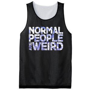 Normal People Are Weird Mesh Reversible Basketball Jersey Tank